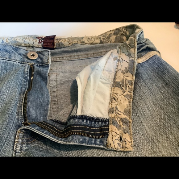 Vanilla Star Knee Length Capri Size 20 Jean Shorts - Picture 4 of 6